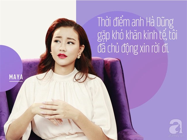 Maya: Trong lúc anh Hà Dũng gặp khó khăn kinh tế, tôi đã chủ động ra đi - Ảnh 5.
