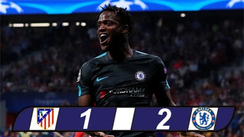 Bảng C Champions League: Batshuayi giúp Chelsea thắng ngược Atletico ở phút đá bù