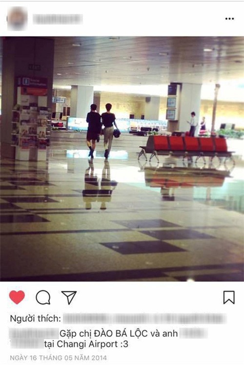 Lộ ảnh Đào Bá Lộc và MC T. đưa nhau đi trốn tại Singapore - Ảnh 1.