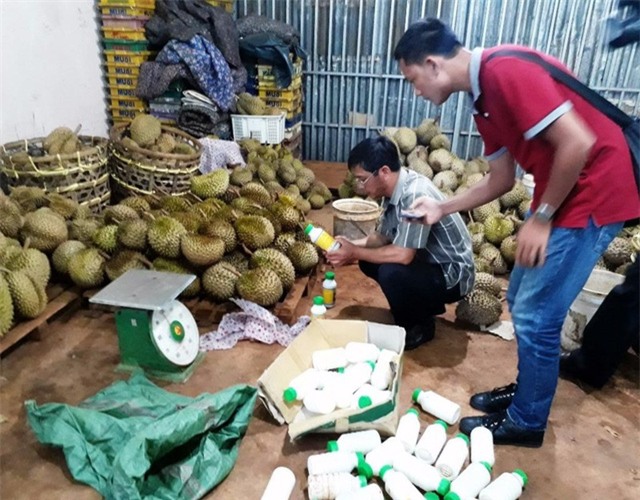 sầu riêng, tẩm hóa chất, thực phẩm bẩn