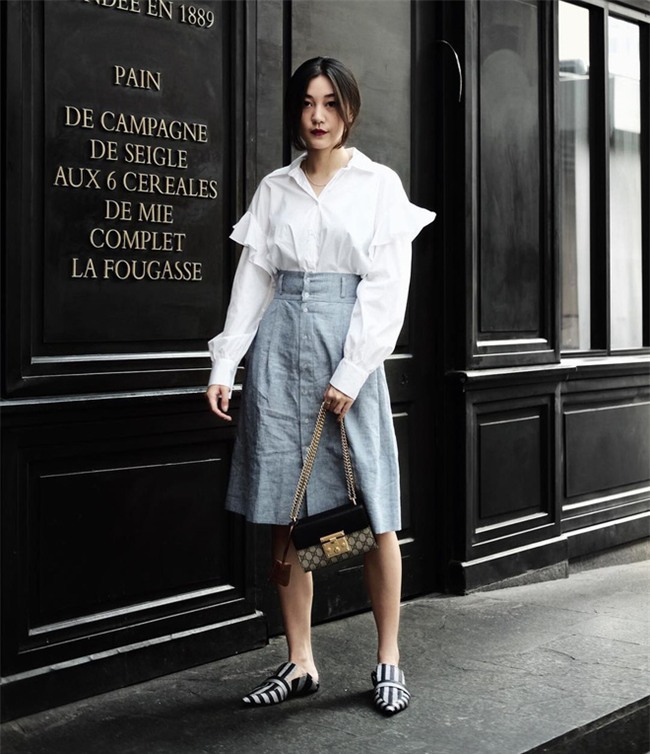 Sắm sơmi cho mùa thu năm nay, chỉ cần theo đúng 4 biến tấu này là hợp mốt - Ảnh 15.