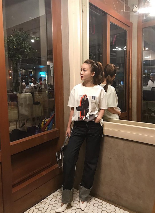 Chán trong nước, sao Việt sang hẳn trời Tây để đọ dáng street style - Ảnh 19.
