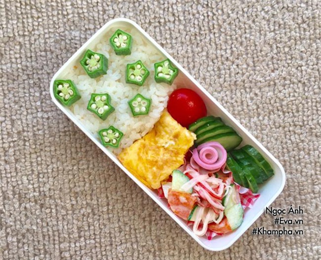 sang nhat song, co nang 9x viet khoe nhung hop com van phong tu nau nhin da mat - 2