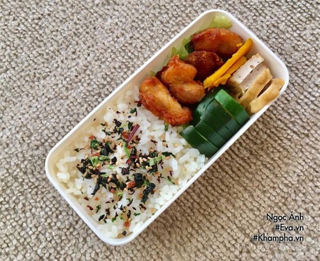 sang nhat song, co nang 9x viet khoe nhung hop com van phong tu nau nhin da mat - 8