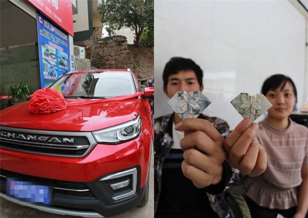 6 nam gap tien thanh hinh trai tim, anh chong vac di mua xe hoi tang vo - 1