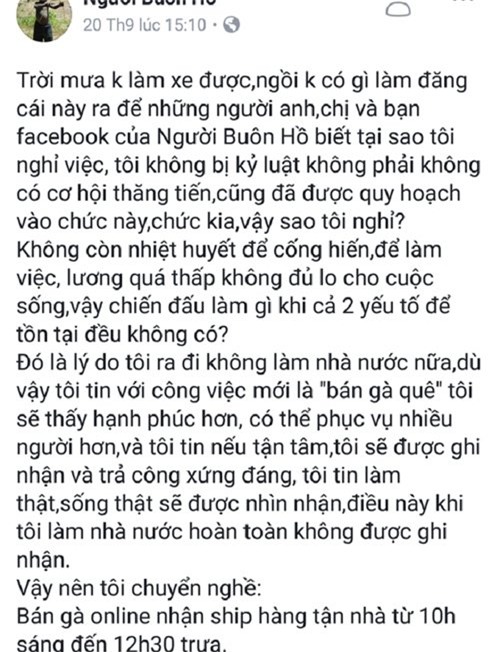 tiền lương, bỏ việc, công chức bỏ việc