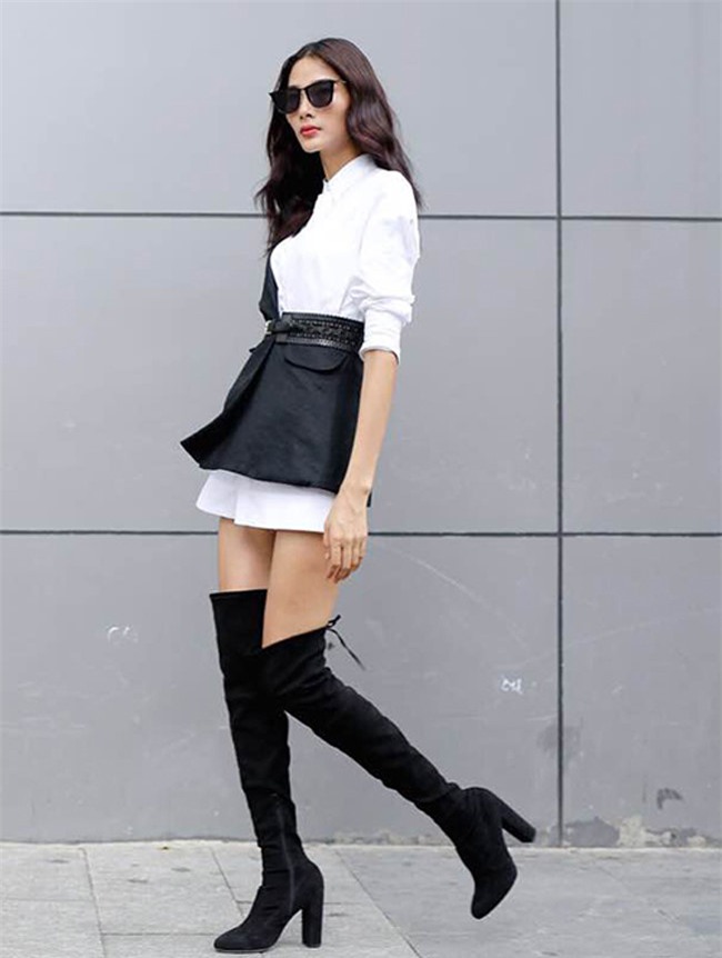 4 cach tan dung triet de mot chiec ao so mi dang dai khon ngoan nhu sao viet - 14