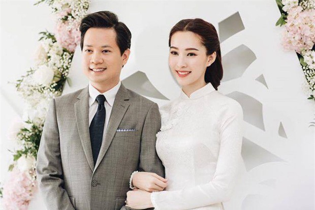 Hé lộ loạt ảnh Hoa hậu Thu Thảo đẹp tựa nữ thần, rạng rỡ bên ông xã Trung Tín trong ngày ăn hỏi - Ảnh 3.