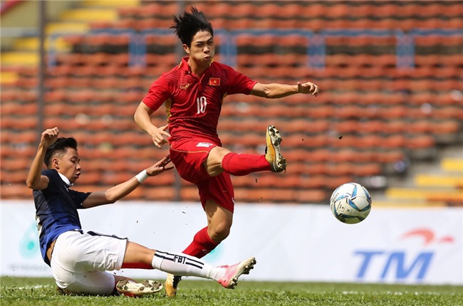 Ở trận lượt đi hôm 5/9, tuyển Việt Nam giành chiến thắng với tỷ số 2-1 trên sân khách Olympic. 