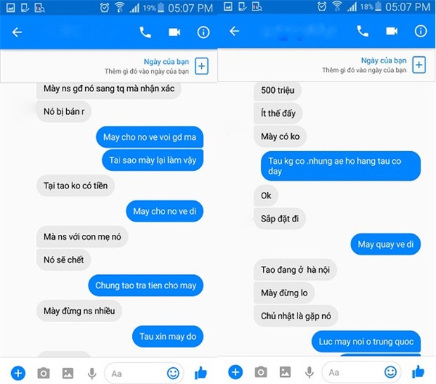 Vào nhà nghỉ cùng bạn trai, thiếu nữ 15 tuổi nhắn tin cho gia đình đã bị bắt cóc và đòi 500 triệu tiền chuộc - Ảnh 2.