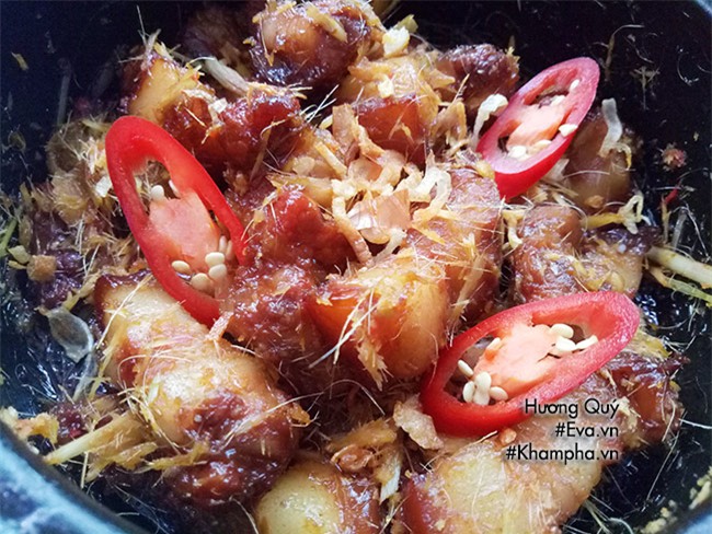 thit kho mam tep sa ton com ngay mat troi - 9