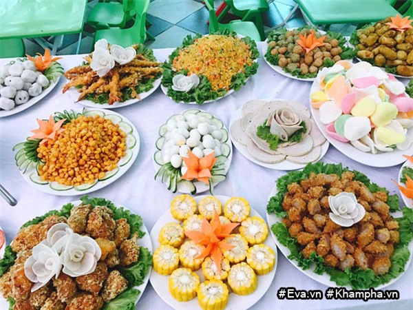 mam buffet trung thu 45 mon cua cac be mau giao vinh phuc khien dan mang cung "thom them" - 5