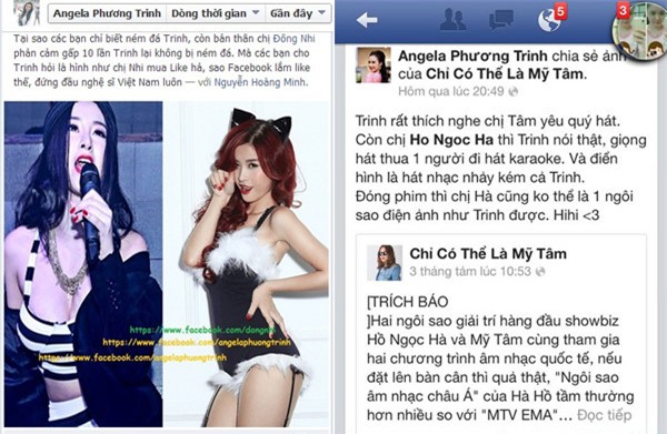 Ngoai Cuong Do la nhieu nghe si cung khon don vi bi lam gia facebook