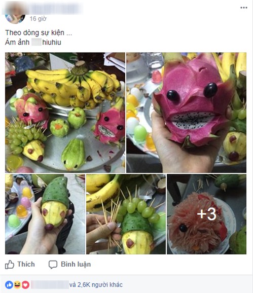 Cận kề Trung Thu, cư dân mạng thi nhau khoe mâm cỗ trái cây theo trường phái... kinh dị - Ảnh 1.