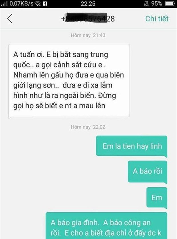 Cô gái 9x mất tích đầy bí ẩn sau tin nhắn cứu em, em bị bắt sang Trung Quốc - Ảnh 2.