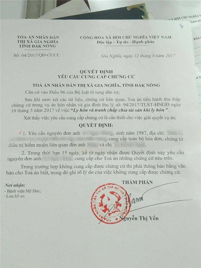 ly hôn, bệnh hiếm muộn, yếu tinh trùng