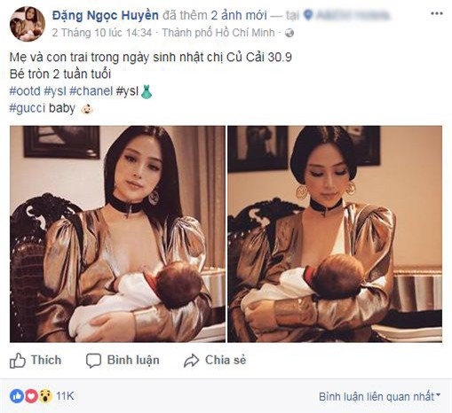 tuong chi khoe anh cho con bu "song ao", ai ngo huyen baby nhieu sua den bac si con choang - 1