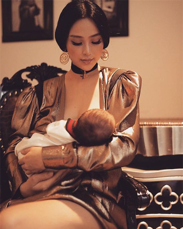 tuong chi khoe anh cho con bu "song ao", ai ngo huyen baby nhieu sua den bac si con choang - 5