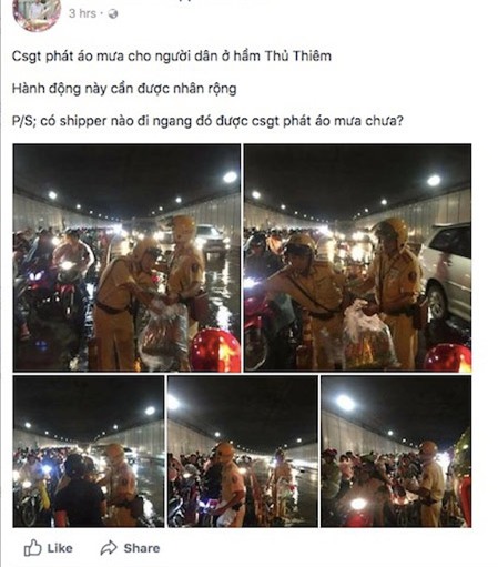dan mang chia se “ran ran” anh csgt phat ao mua trong dem trung thu - 1