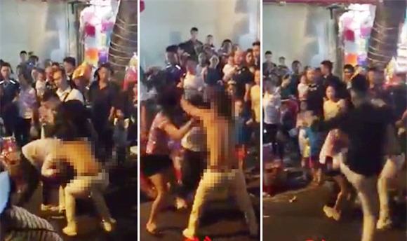 tin tuc 24h noi bat: tran tinh cua co gai bi lot sach ao van lao vao danh nhau - 1