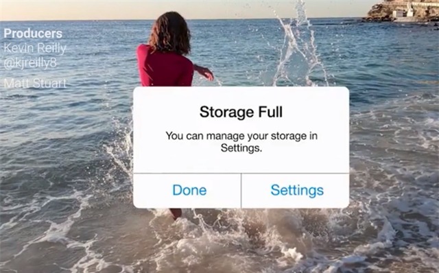 Cuối bài ra mắt Pixel 2, Google không quên đề cập tới nỗi đau của rất nhiều người dùng iPhone, đó là hết dung lượng bộ nhớ.