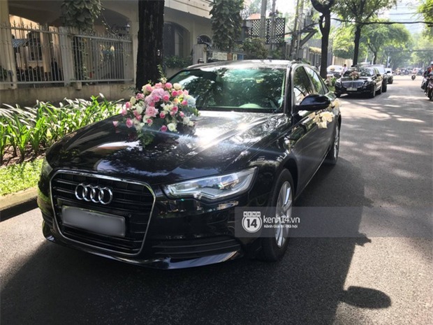 Chú rể Trung Tín cười tít mắt, lên xe rước dâu sang nhà Đặng Thu Thảo - Ảnh 5.