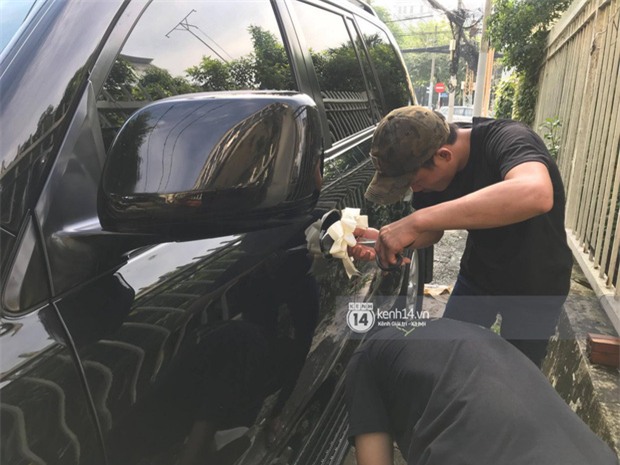 Chú rể Trung Tín cười tít mắt, lên xe rước dâu sang nhà Đặng Thu Thảo - Ảnh 8.