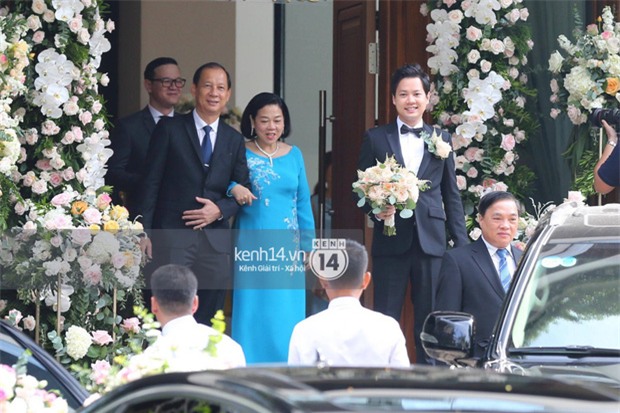 Trung Tín điển trai, liên tuc cười hạnh phúc khi chuẩn bị đón cô dâu Đặng Thu Thảo - Ảnh 2.