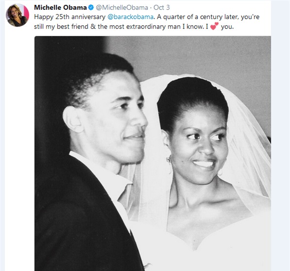 Món quà bất ngờ của ông Obama khiến bà Michelle phải đỏ mặt ngượng ngùng-3