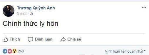 Sau đó dòng trạng thái này nhanh chóng biến mất. - Tin sao Viet - Tin tuc sao Viet - Scandal sao Viet - Tin tuc cua Sao - Tin cua Sao