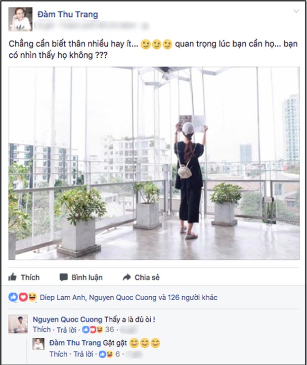 Cường Đôla và Đàm Thu Trang liên tục 