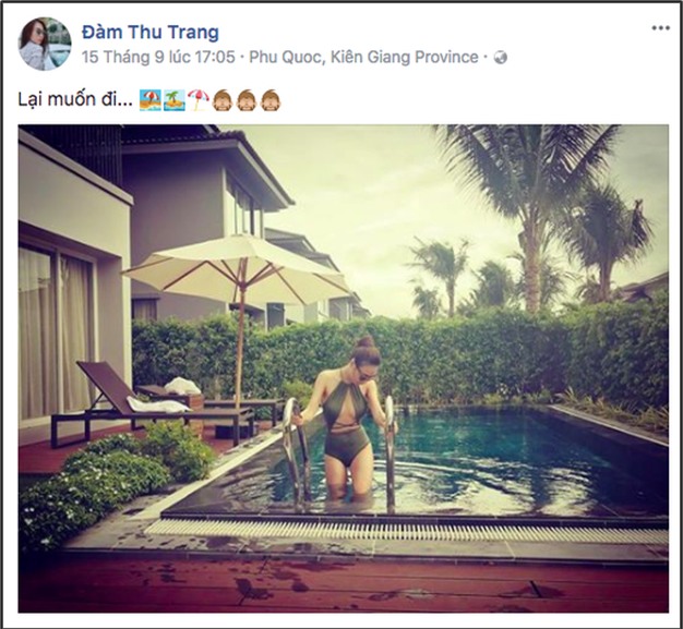Sau khi Đàm Thu Trang đăng tải dòng trạng thái muốn đi... - Tin sao Viet - Tin tuc sao Viet - Scandal sao Viet - Tin tuc cua Sao - Tin cua Sao