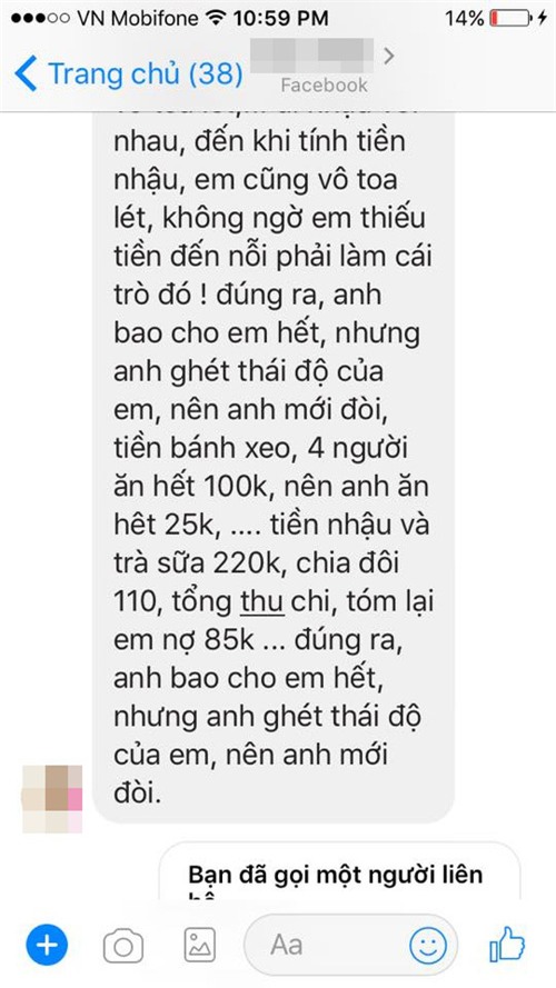 Cưa không đổ, anh chàng quyết đòi lại 85.000 tiền uống trà sữa để trả thù-3