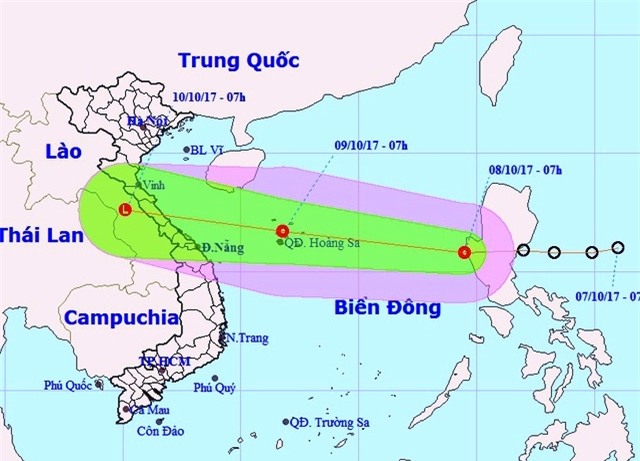 tin thoi tiet moi nhat: ap thap nhiet doi da vao bien dong - 2