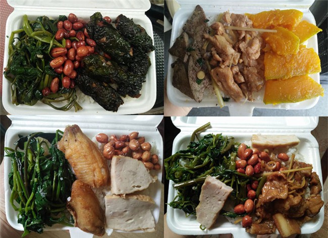 cơm grab, buôn bán vỉa hè, xe ôm truyền thống, xe ôm grab, cơm giá rẻ, xe ôm công nghệ