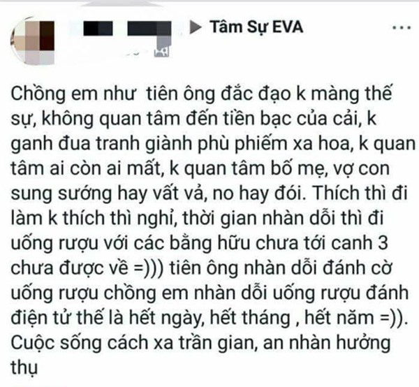 tam su "chong nhu tien ong dac dao" khien dan mang "cuoi ra nuoc mat" hinh anh 1