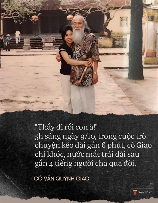 Thầy đi rồi, con à! - Cuộc gọi đẫm nước mắt lúc 5h sáng từ cô con gái thứ 2 của thầy Văn Như Cương - Ảnh 3.