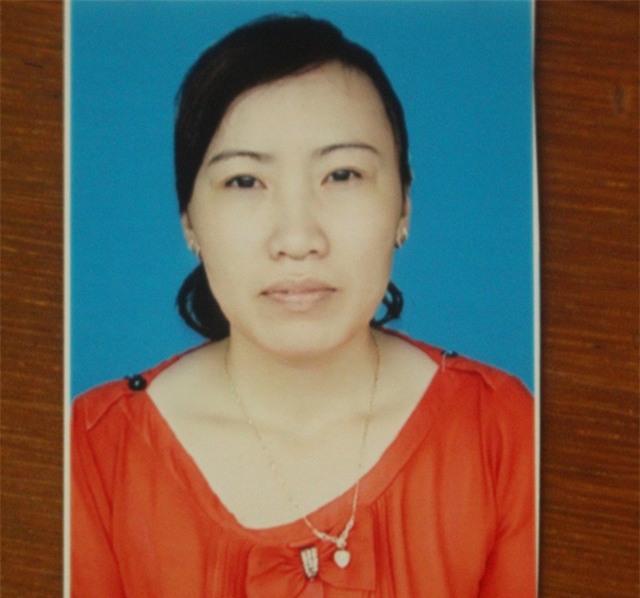 Tấm hình chị Quyên được người nhà đăng tải tìm kiếm. Ảnh: Đ.Tùy