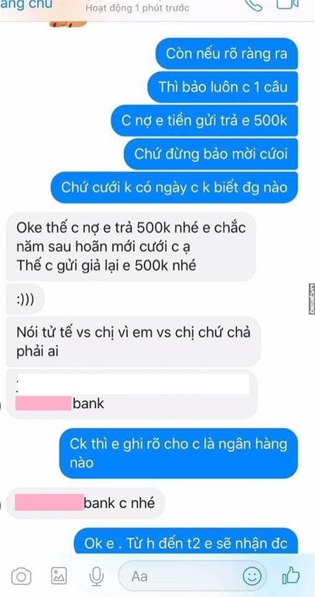 nong tren mang: khach khong di dam cuoi, co dau nhan tin doi chuyen tien mung hinh anh 4