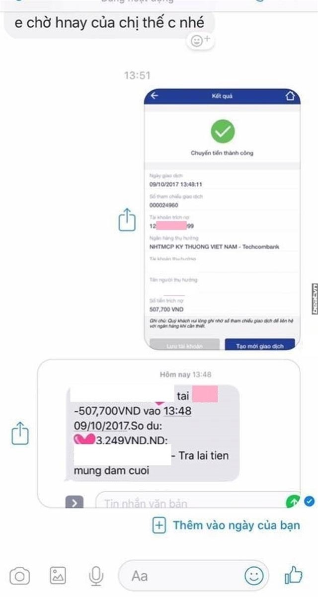 nong tren mang: khach khong di dam cuoi, co dau nhan tin doi chuyen tien mung hinh anh 7