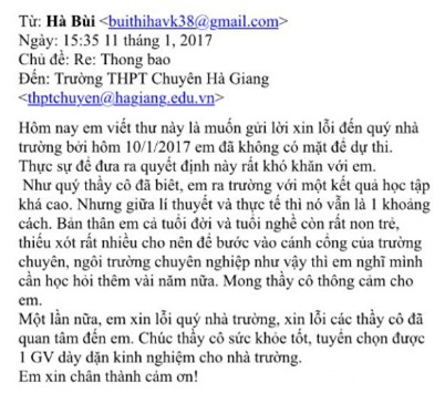 “thu khoa chan lon” tung bo lo co hoi vao truong chuyen ha giang vi thieu tu tin - 2