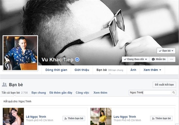 Từ nhau trên mạng xã hội, tình thân mến thân Ngọc Trinh - Vũ Khắc Tiệp đã đứt đoạn?-6