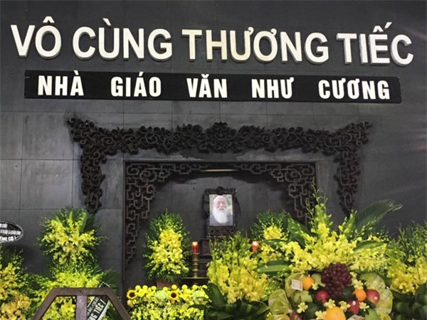 dam tang thay van nhu cuong: nguoi vo dung khong vung khi den nha tang le - 1