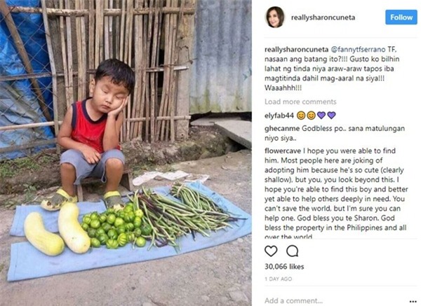 "cau be thien than" ngu gat ben sap rau cua me, ai nhin cung thuong - 2