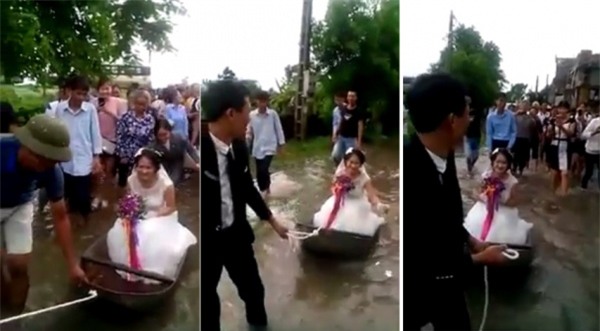 dam cuoi mua mua bao: chu re gian nan tim "1001 cach" de ruoc nang ve dinh - 2