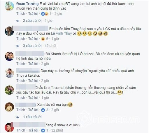 Vinh Thuy buc xuc truoc tin don yeu duong nu ca si chuyen gioi hot nhat Vbiz