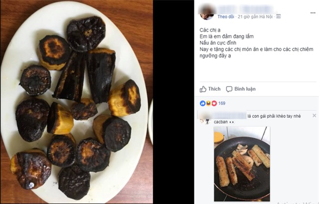 Khoe khéo khoe đảm xưa rồi, chị em giờ đang có mốt mới: Khoe nấu nướng vụng về - Ảnh 1.