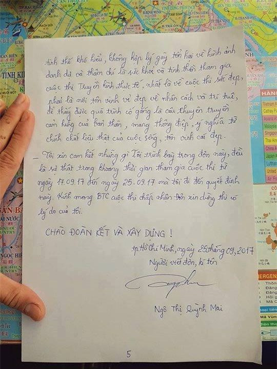 Mai Ngô viết đơn tố cáo BTC Hoa hậu Hoàn vũ VN dàn dựng, gây tổn hại danh dự, sức khỏe - Ảnh 6.
