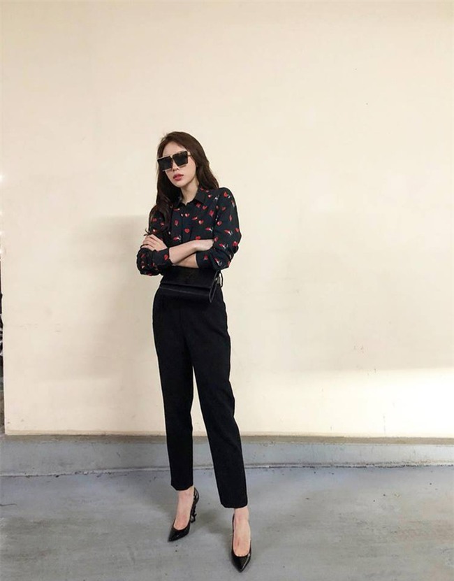 Chỉ là sơmi, áo phông thôi mà Kỳ Duyên cũng diện chất như này - Ảnh 11.