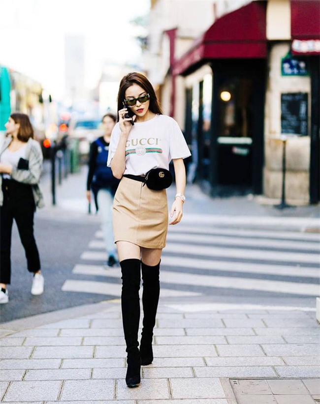 Chỉ là sơmi, áo phông thôi mà Kỳ Duyên cũng diện chất như này - Ảnh 5.